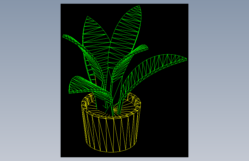 室内家具及植物三维模型四