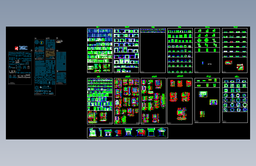 CAD中式图库