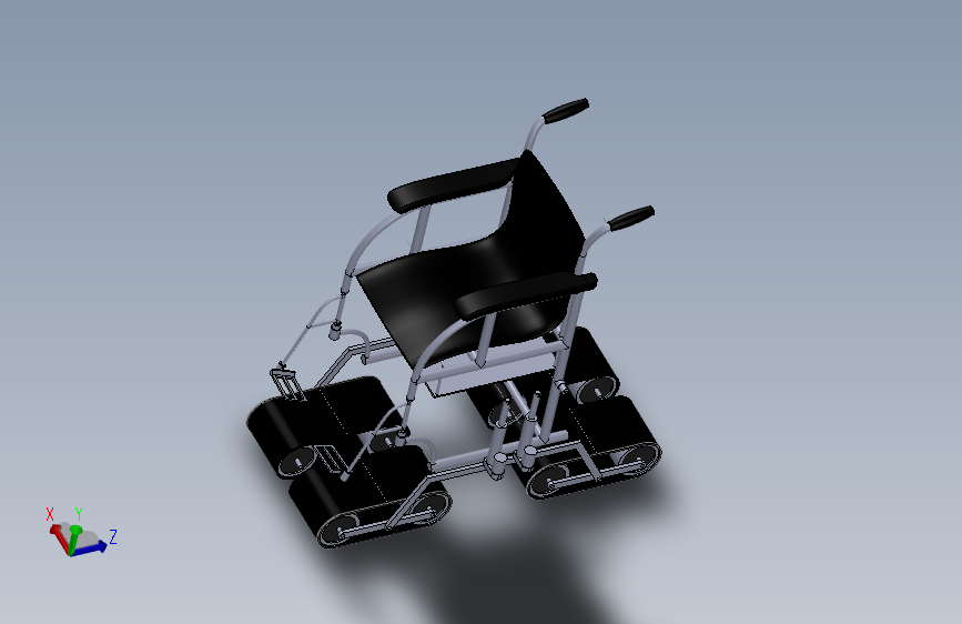 轮椅-second-proposal832--模型格式为 stp igs