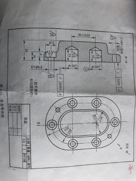 泵盖机械加工工艺及钻6-Φ6.6孔夹具设计