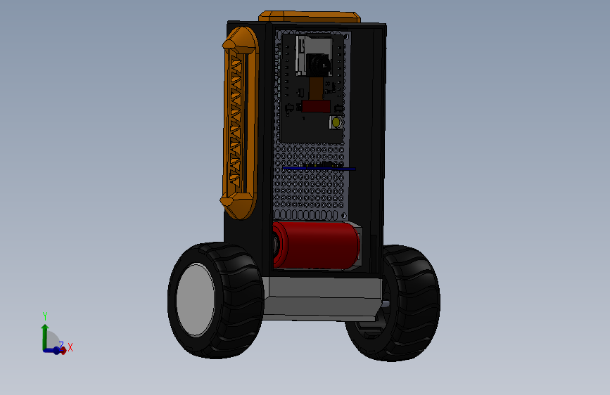 ESP32 CAM平衡机器人SolidWorks设计