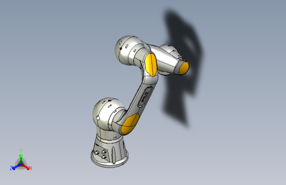 PILZ prbt 6kg机械臂造型3D图纸 STEP格式