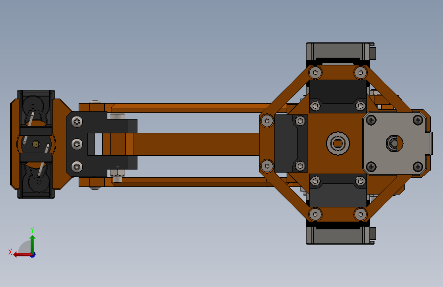 Robot Arm Community机械臂工业机器人3D数模图纸 Solidworks2021设计 附STEP 背面视图