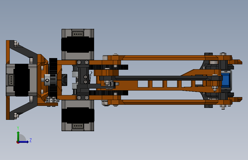 Robot Arm Community机械臂工业机器人3D数模图纸 Solidworks2021设计 附STEP 左侧视图