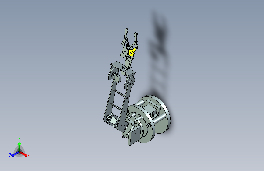 robotic arm 3d model机械臂简易模型3D图纸 STP格式