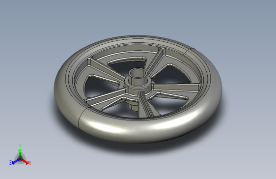 solid-wheel-6-inch--模型格式为 150mm-1833--模型格式为 stp x_t