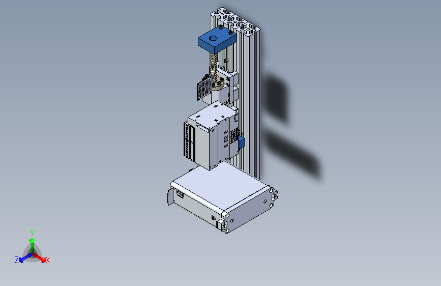 伺服试验台3D数模图纸 STEP格式