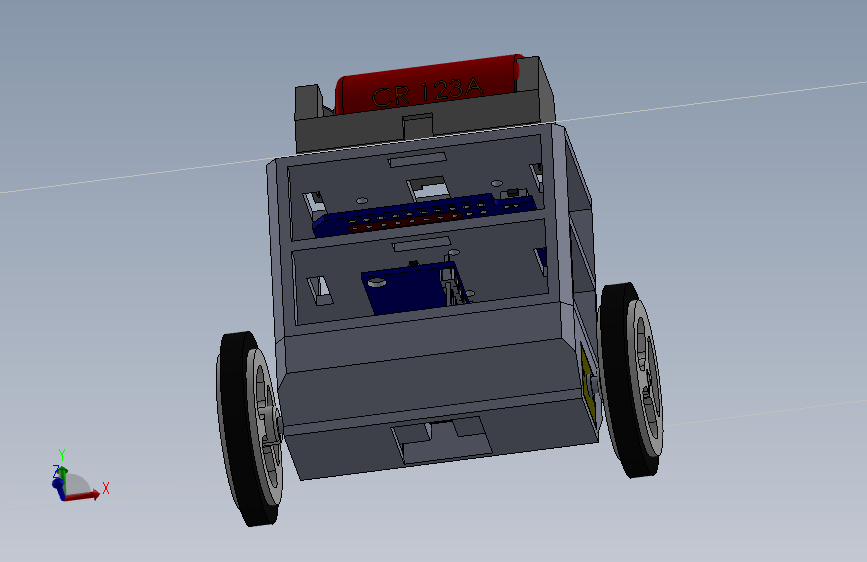 微型平衡机器人SolidWorks设计
