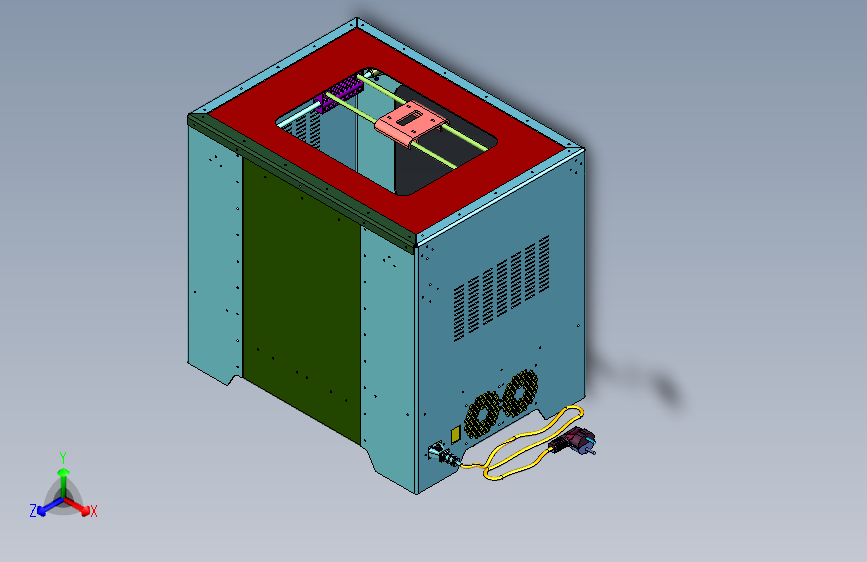 钣金机箱一体机3D打印机