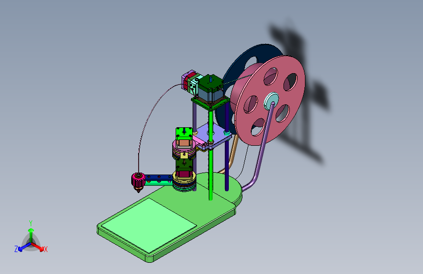 机械臂型3D打印机