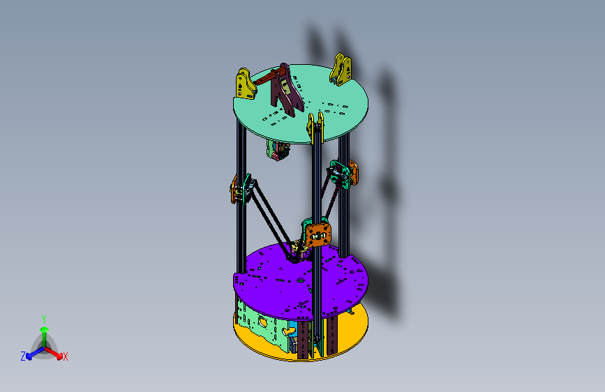 开源迷你克rostock3d打印机