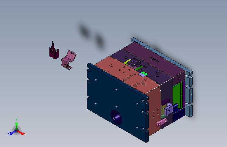 可调式汽车零件成型模具