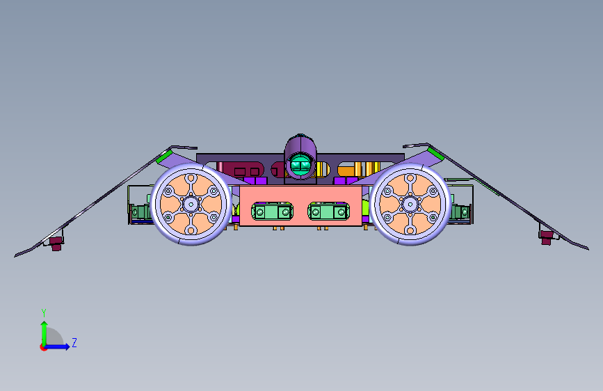 擂台格斗战车 左侧视图