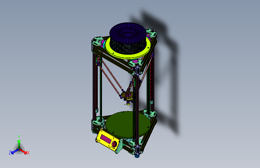 三角洲低成本自制3D打印机