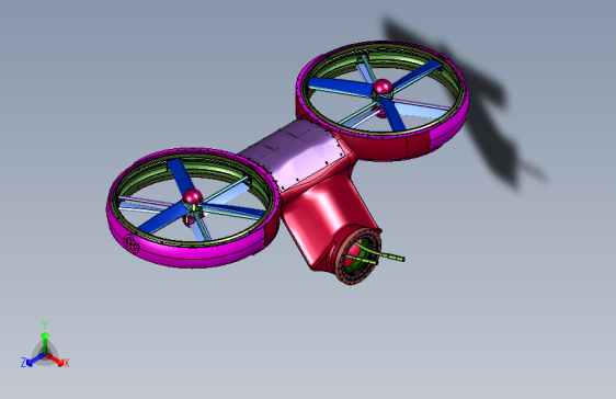 双层螺旋桨式飞行器