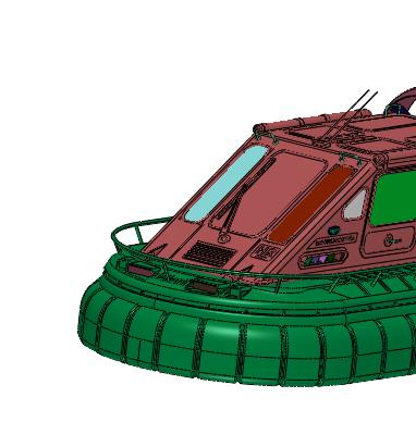 水面高速运输气垫登陆舰