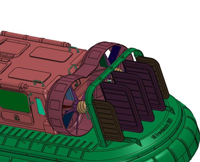 水面高速运输气垫登陆舰