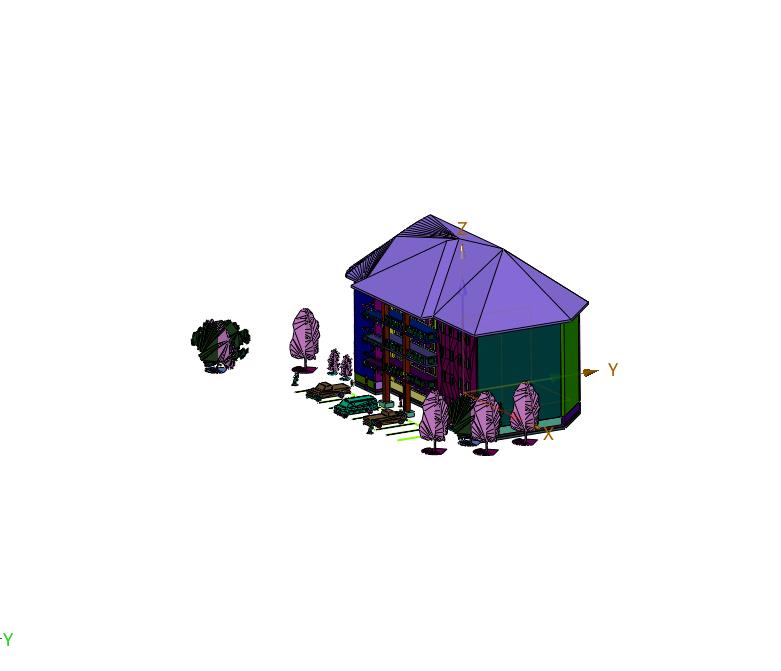 现代工作室概念建筑
