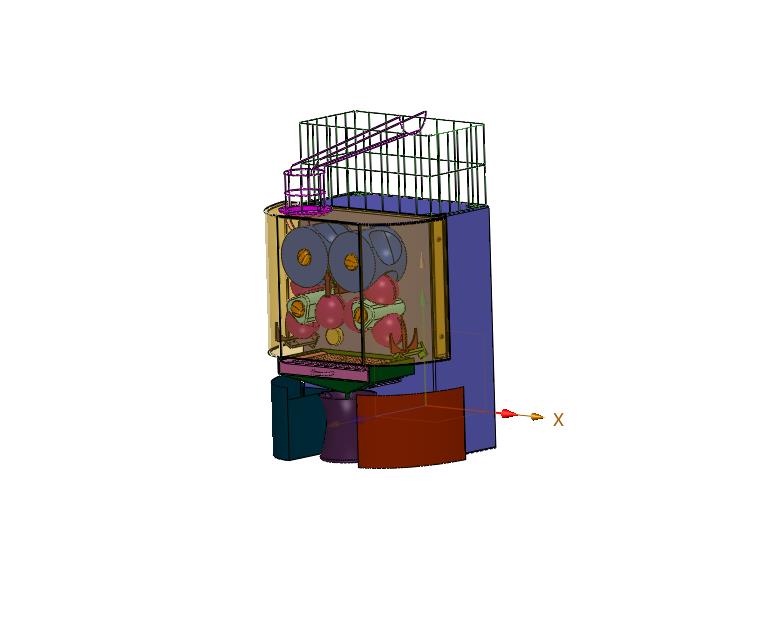 小型橙子渣汁分离压榨器