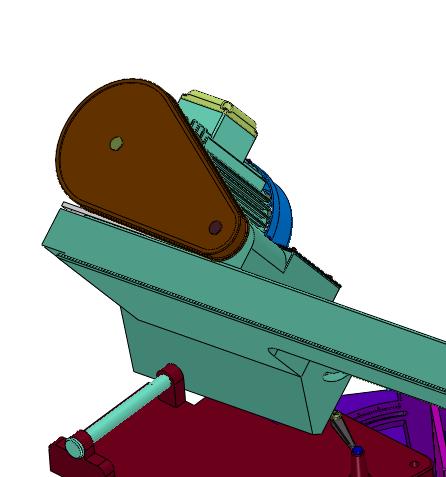 旋转卧式金属带台锯