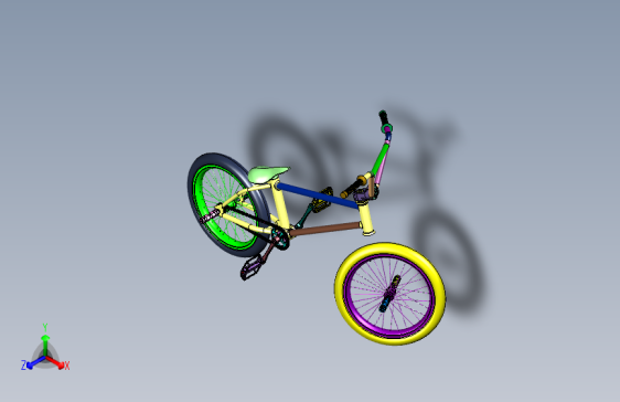自行车越野运动小轮车