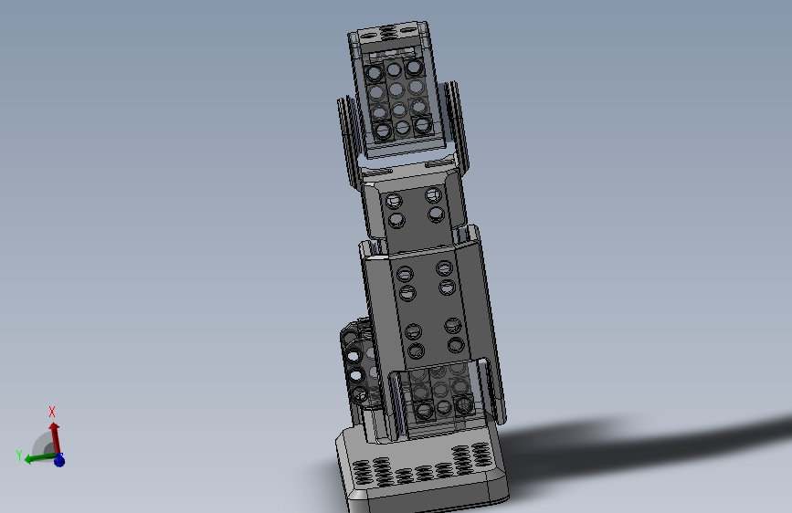 Darwin达尔文仿真人形机器人外结构3D图纸 Solidworks2015设计