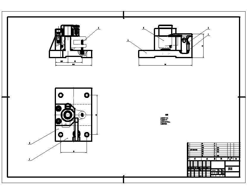 CA6410车床手柄座的钻Φ25H8孔夹具设计及加工工艺装备含4张CAD图