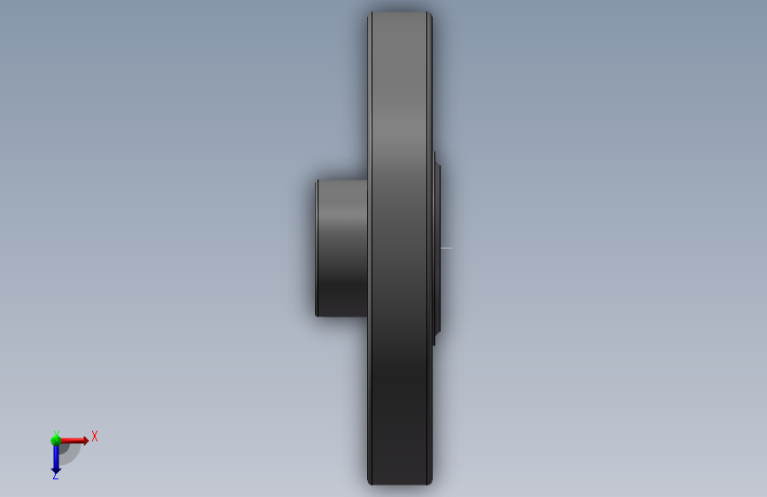 DN15法兰 俯视图