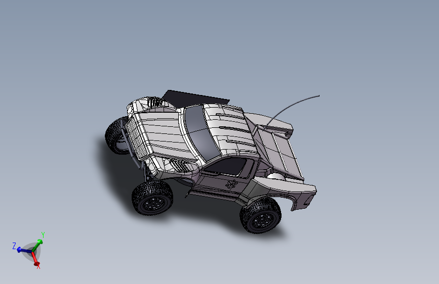 用lagoa设计的无线遥控赛车图纸