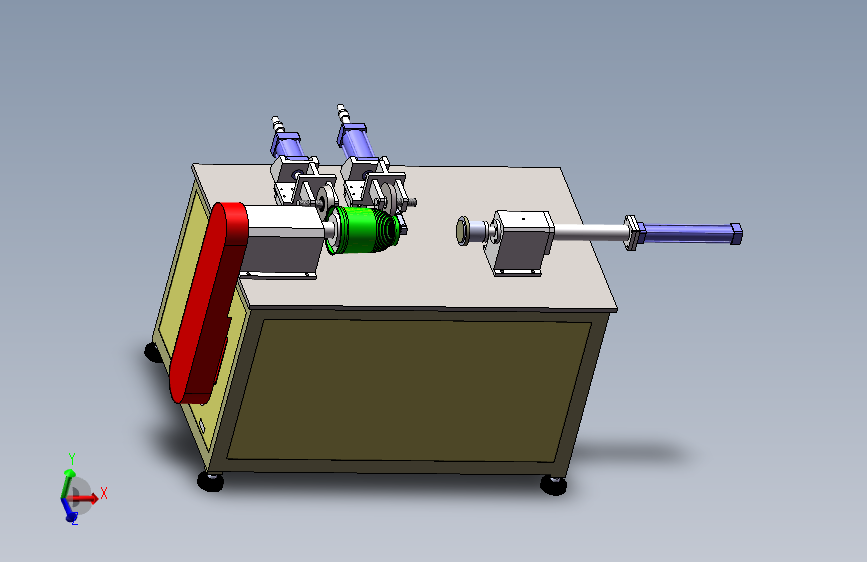 冲压件切边机3D数模图纸 Solidworks设计