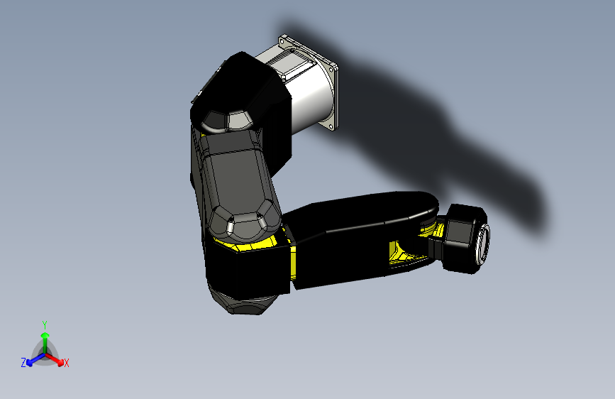 Bosch apas机械臂模型3D图纸 STEP格式