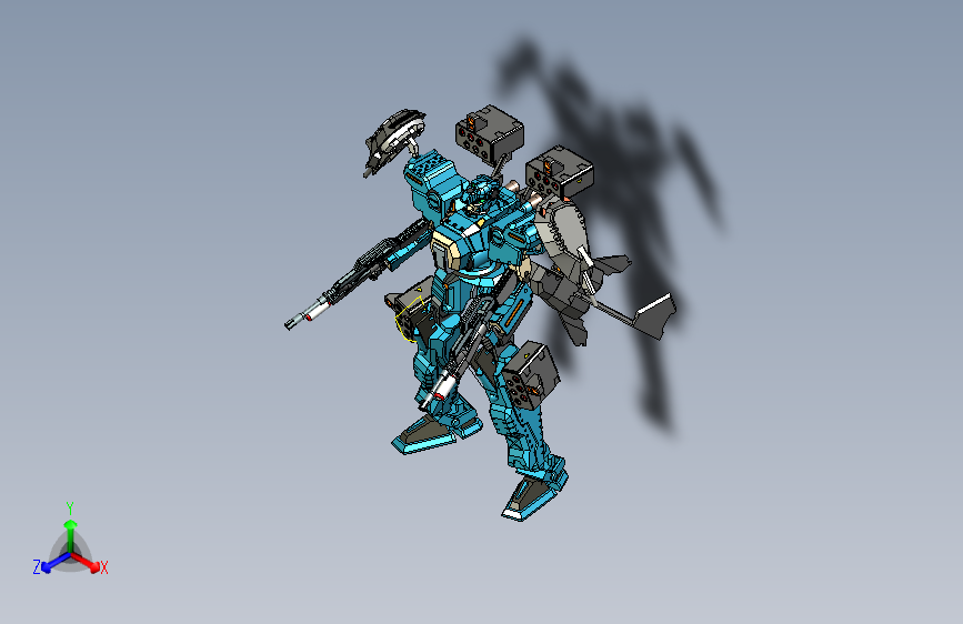 Murakumo机器人模型3D图纸 STP格式