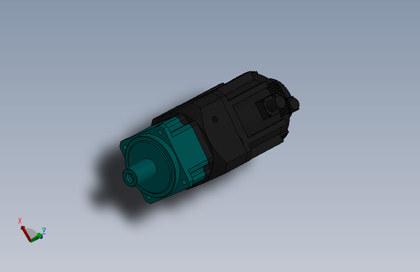 电机驱动轮总成3D图纸 Solidworks设计