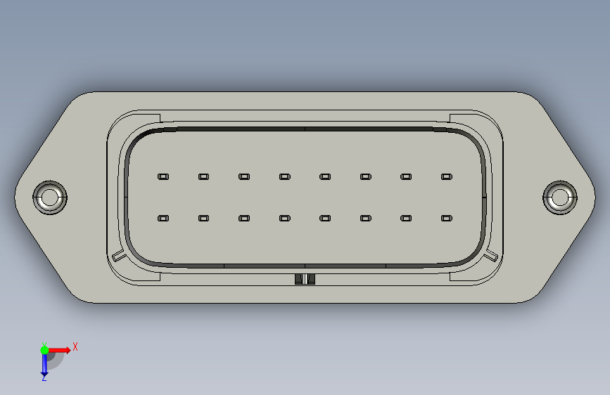 MX150L 连接器194280024_stp 俯视图
