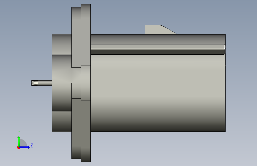 MX150L 连接器194280025_stp 左侧视图