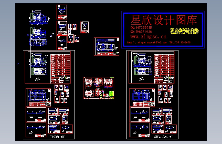 重传柴油发电机装配图.dwg