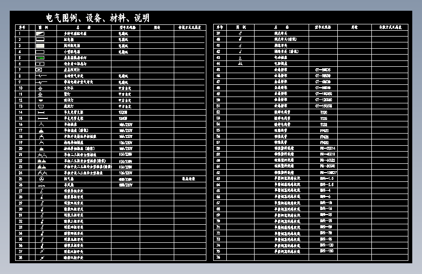 发廊电气设计图