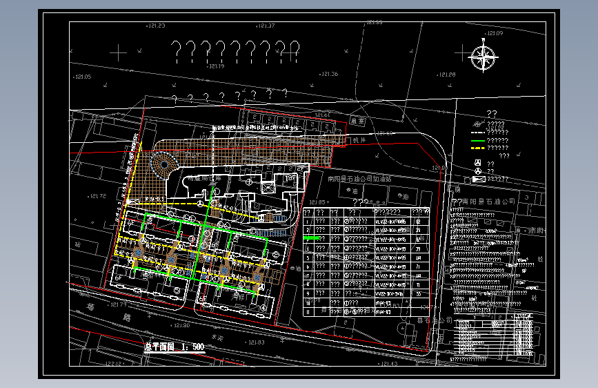 某区电力电信布置图