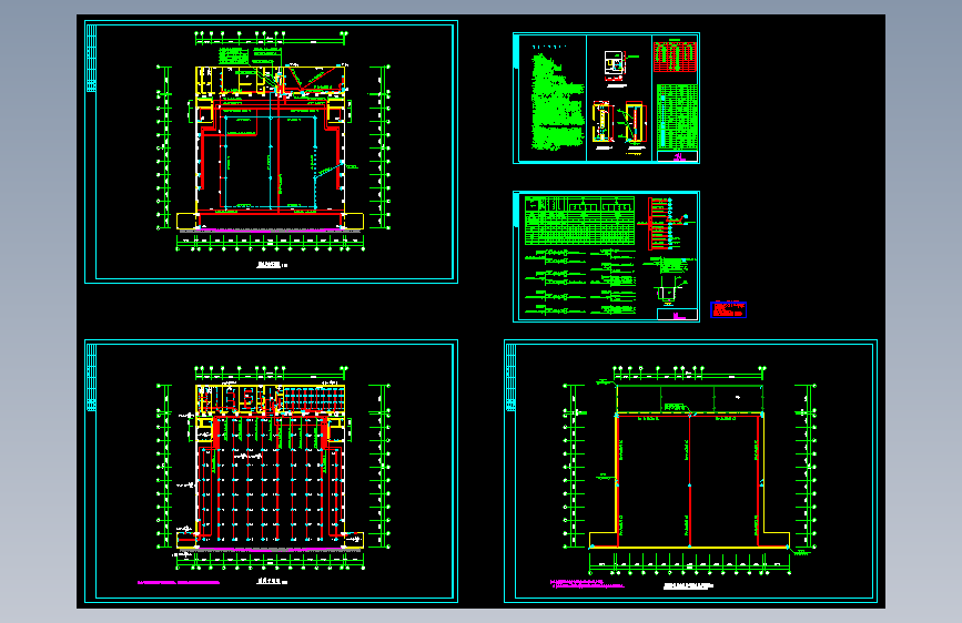 某喷漆厂房强电图纸