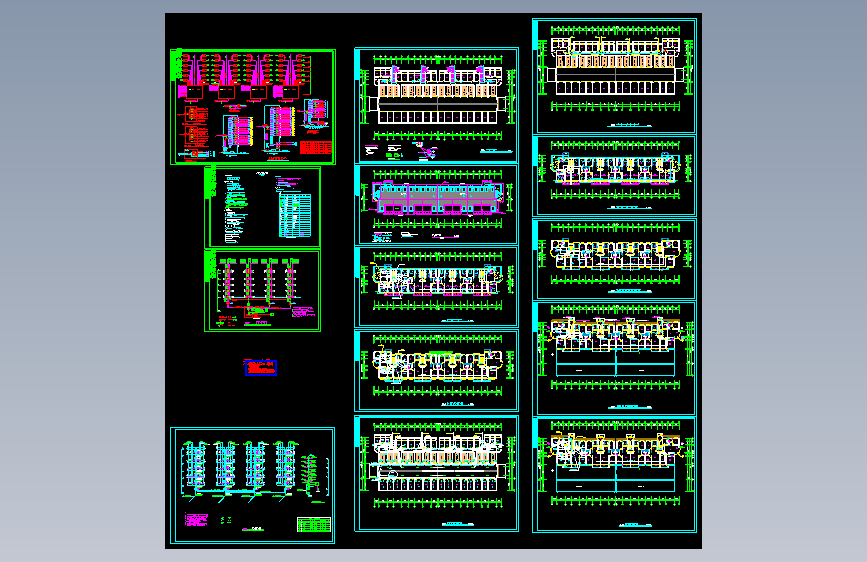 某住宅小区电气施工全图