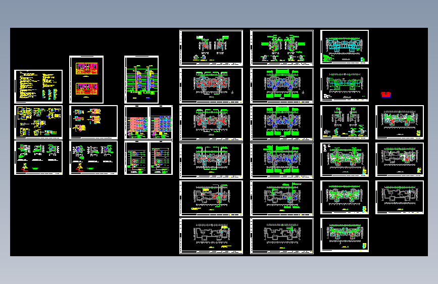 十二层住宅电气图纸全套