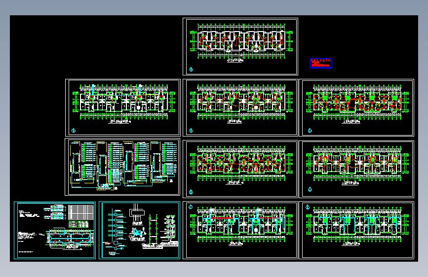 五层住宅楼电气施工图