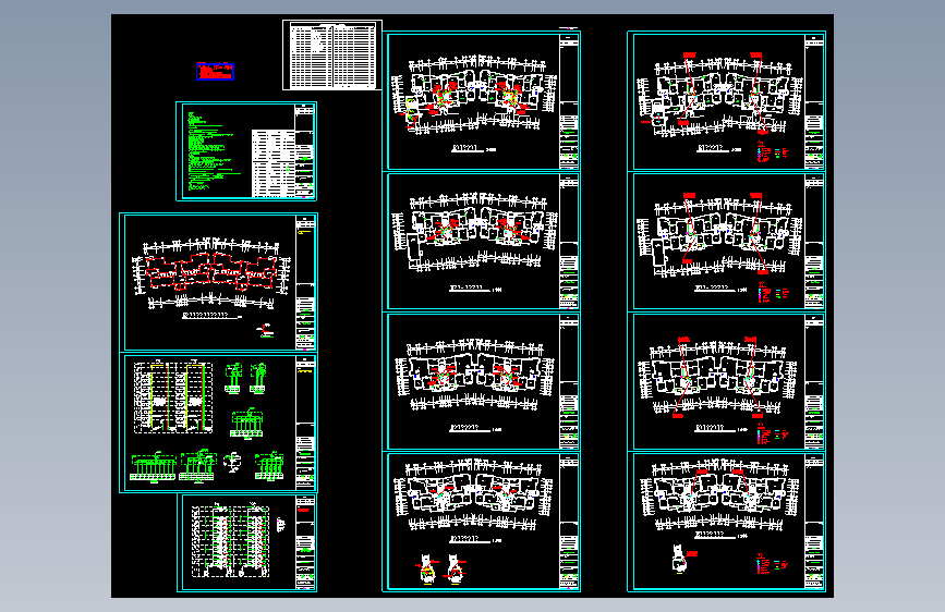 一个住宅电气施工图