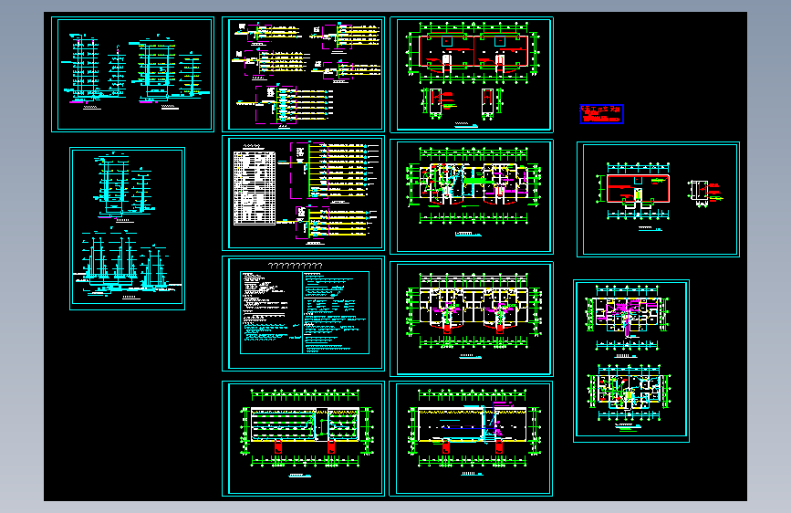 住宅楼电气施工图.dwg