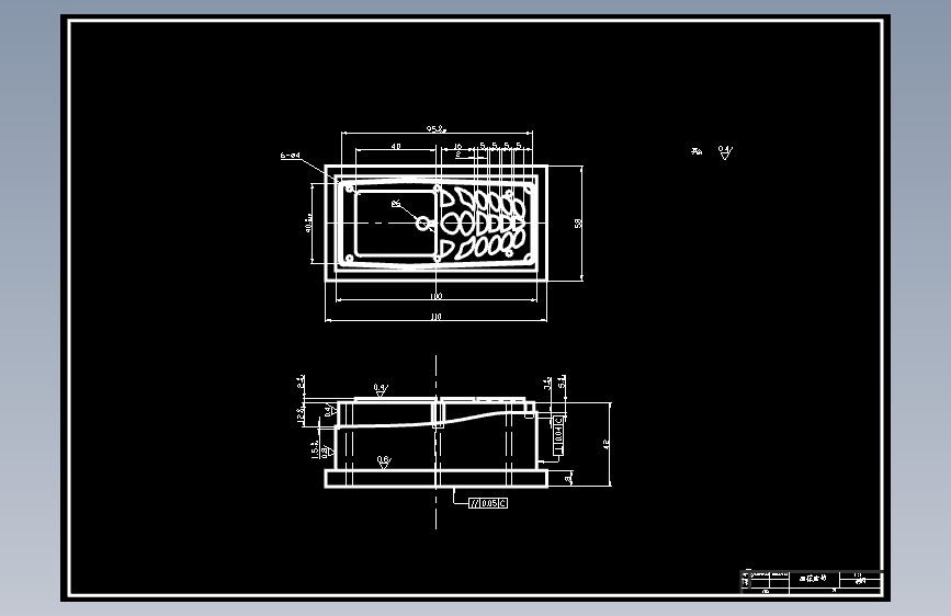 手机外壳塑料模具毕业设计（CAD、WORD格式可以编辑）