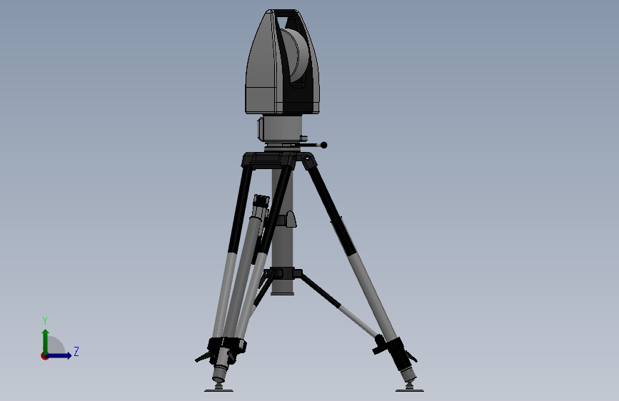 M0125-AT960激光跟踪仪三维SW_SOLIDWORKS _模型图纸下载 – 懒石网