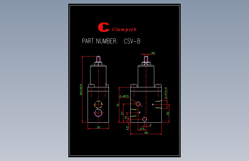 转角缸CSV-B