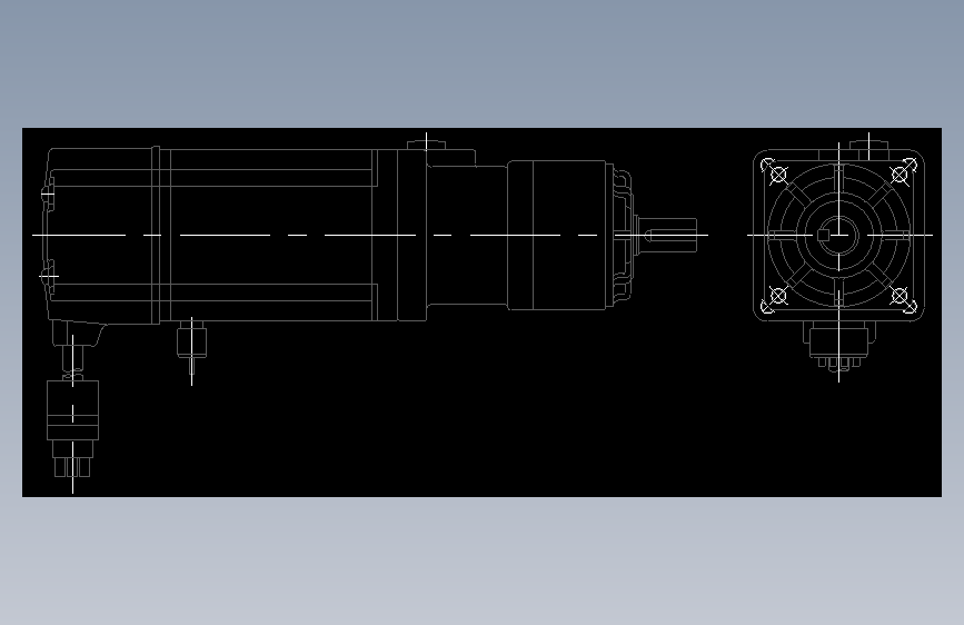 HC-KFSHC-MFS（输入转速3000rpm）带制动器