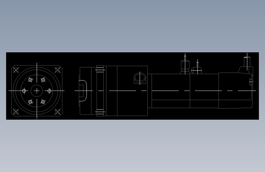 HC-KFSHC-MFS（输入转速3000rpm）法兰型出力（F）带制动器