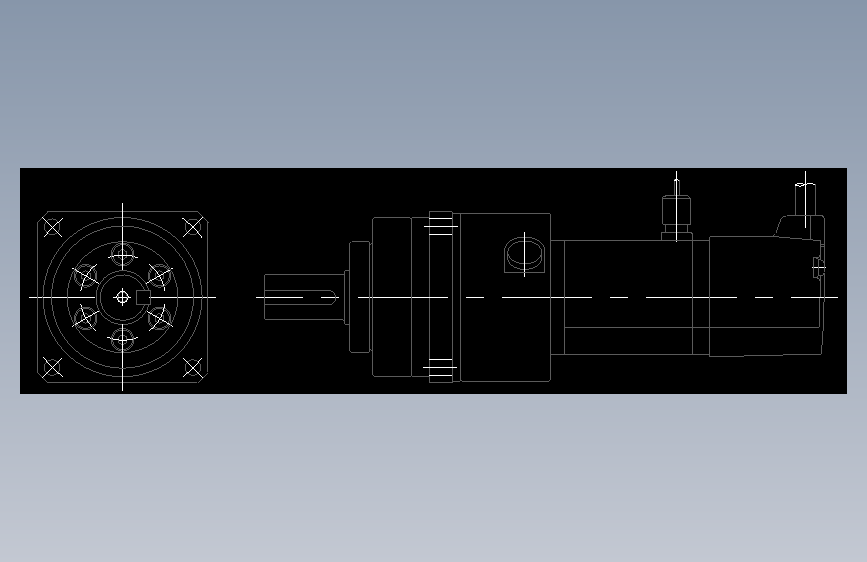 HC-KFSHC-MFS（输入转速3000rpm）延长轴转出力型（S）无制动器